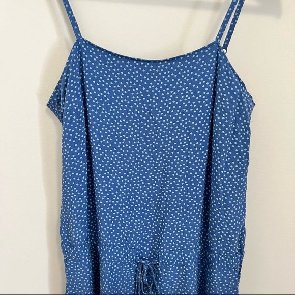 Levi’s Blue Polka Dot Tie Waist Romper - Picture 3 of 11
